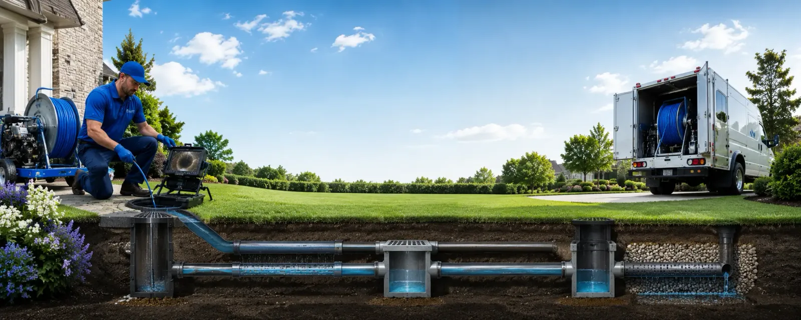 Outdoor drain cleaning information for Raynham, MA